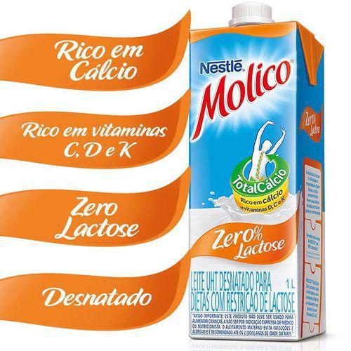 Molico Leite Zero Lactose Tetra Pak 1l