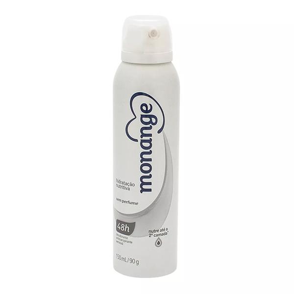Monange Desodorante Aerossol Sem Perfume 150ml