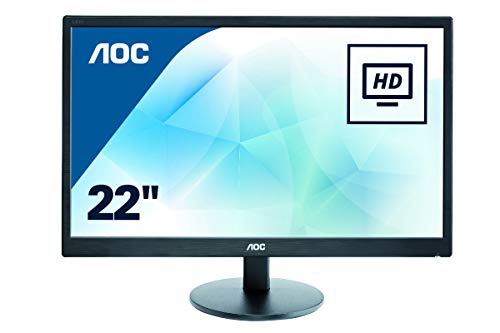 Monitor 21.5 AOC E2270SWN LED - Full HD - Furação VESA - 5ms