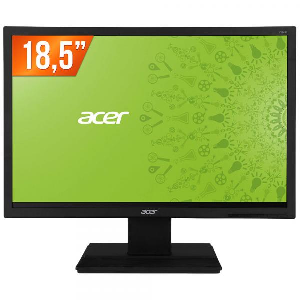 Monitor 18,5" Led Acer - Vga - Vesa - Inclinacao 25º - V196hql