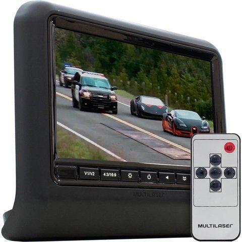 Monitor Automotivo 9'' para Encosto de Cabeça com Encaixe - AU704 - Multilaser (Preto)