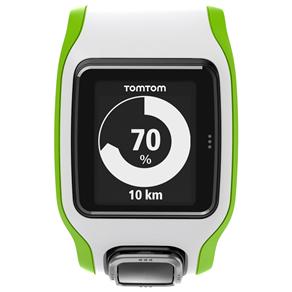 Monitor Cardíaco Runner Cardio com GPS TomTom - Branco/Verde