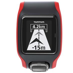 Monitor Cardíaco Runner Cardio com GPS TomTom - Preto/Vermelho