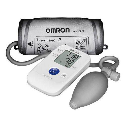 Monitor de Pressão Arterial de Inflação Manual Omron Hem-4030