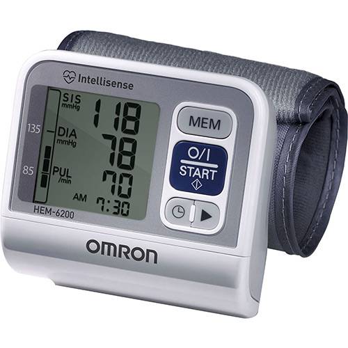 Monitor de Pressão Arterial de Pulso - HEM 6200 - OMRON