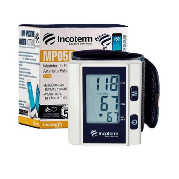 Monitor de Pressão Automático Digital de Pulso Mp050 Incoterm