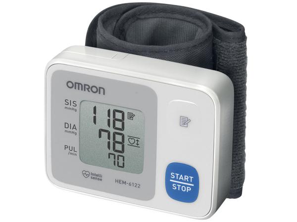 Monitor Digital Automático de Pressão de Pulso HEM-6122 Omron - Omron