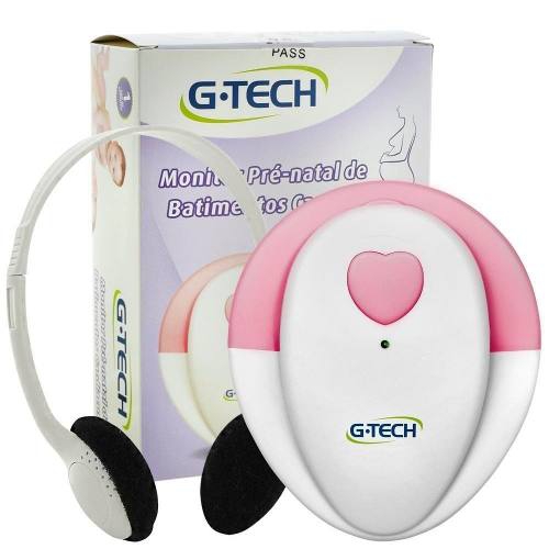Monitor Fetal Doppler Pré Natal Batimentos Cardiacos G-tech - G Tech