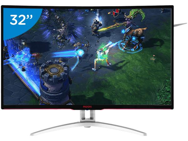 Monitor Gamer Full HD AOC LCD Curvo 31,5” - Agon