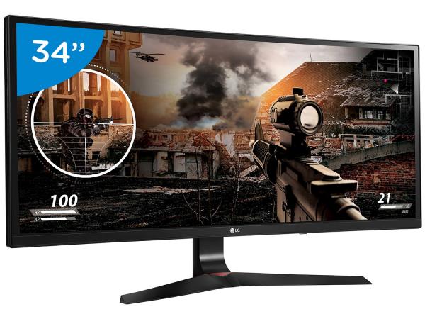 Monitor Gamer Full HD LG Curvo Widescreen IPS 34” - 34UC79-G