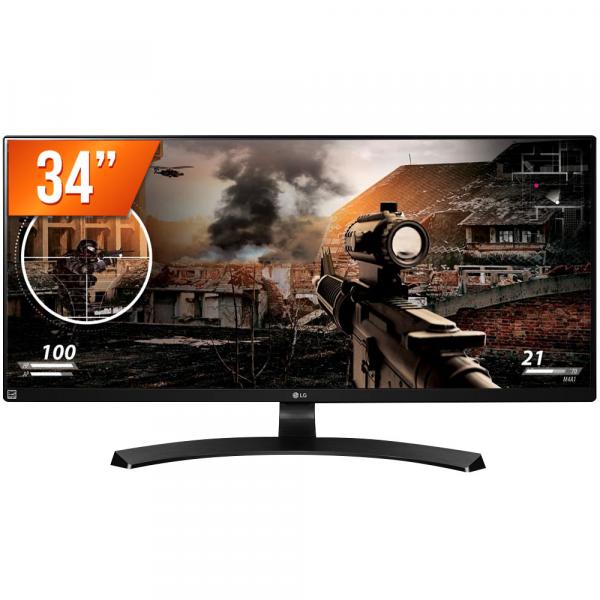 Monitor Gamer LED 34" LG 75Hz 5ms UltraWide Full HD 34UM68-P
