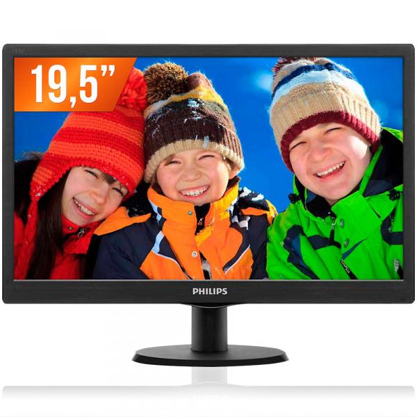 Monitor LCD 19,5" HD Widescreen 203V5LHSB2 Philips - Philips