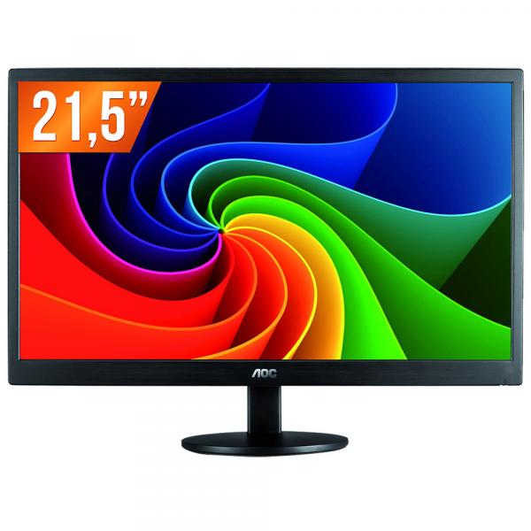 Monitor LED 21,5" Full HD Widescreen E2270SWN AOC - AOC