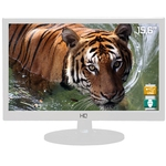 Monitor LED 15.6" Branco HQ Widescreen HDMI 16HQ-LED