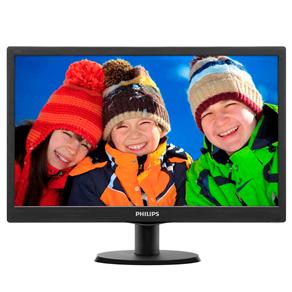 Monitor LED 18.5" Philips HD 193V5LHSB2 Widescreen com Entrada HDMI