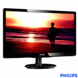 Monitor LED 18,5" Widescreen com Contraste 10.000.000:1, Tempo de Resposta 5ms, Black Piano - 196V4LSB2 - Philips