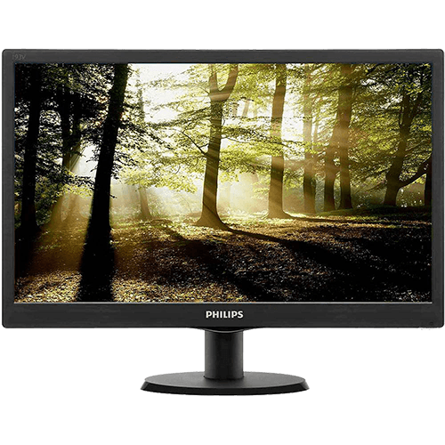 Monitor LED 18,5" Widescreen Philips 193V5LSB2 HD