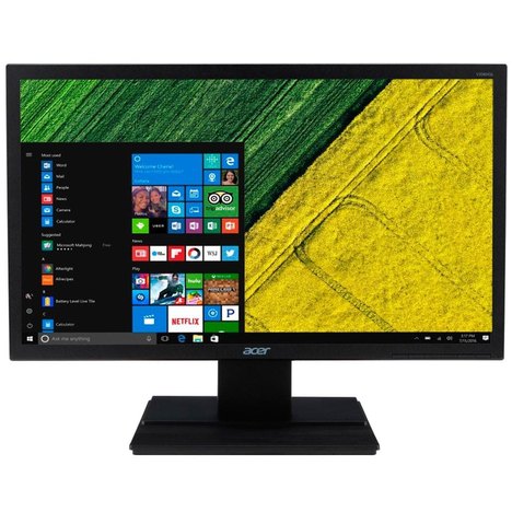 Monitor Led 19,5' Acer V206hql, 1,5Ms - Preto