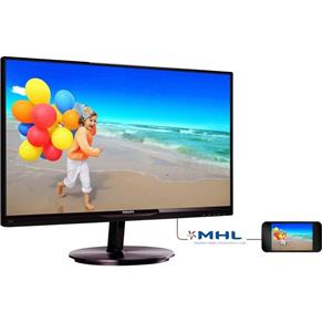 Monitor 23" LED/IPS Philips - Multimidia - HDMI - MHL