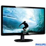 Monitor LED 23" Widescreen Full HD com Contraste 10.000.000:1, Tempo de Resposta 5ms, Black Piano - 236V4LSB - Philips
