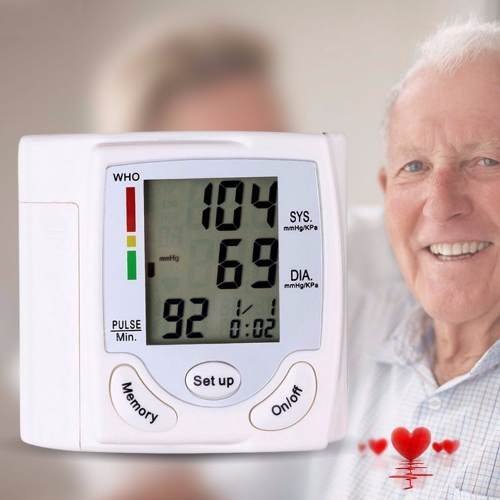 Monitor Medidor de Pressao Arterial e Pulsação Digital no Pulso Cardiolife Automatico