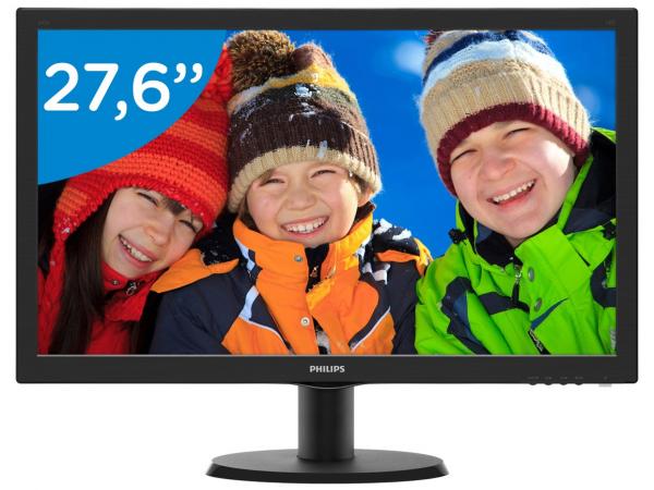 Monitor para PC Full HD Philips LED Widescreen - 27,6” 273V5LHAB