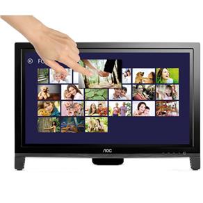 Monitor Smart Touchscreen LED 19.5” AOC HD E2060VWT Widescreen com Conexão DVI