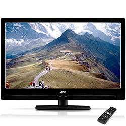 Monitor TV LED AOC T954WE 18,5" com Entrada HDMI e Entrada PC