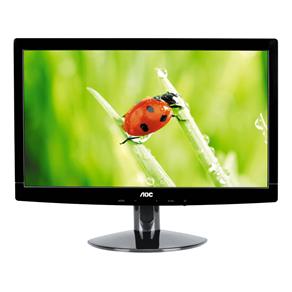 Monitor Widescreen LED 15.6" AOC HD E1621Swb com Entrada D-Sub
