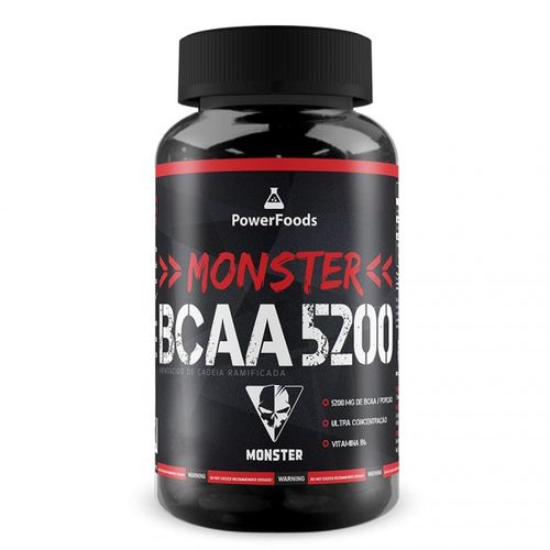 Monster Bcaa 5200 - 500 Tabletes - Powerfoods