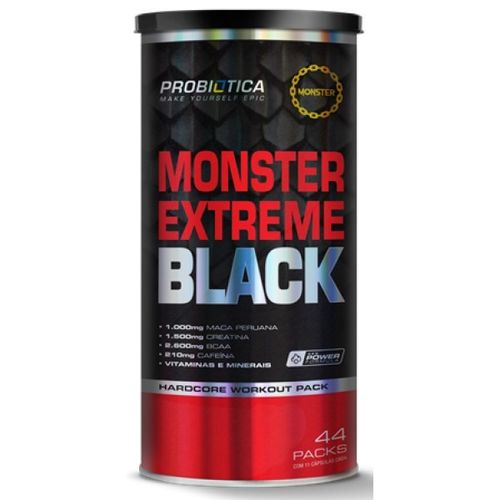 Monster Extreme Black 44 Packs - Probiótica - Packs