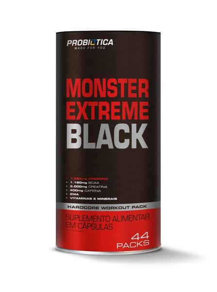 Monster Extreme Black 44 Packs Probiótica