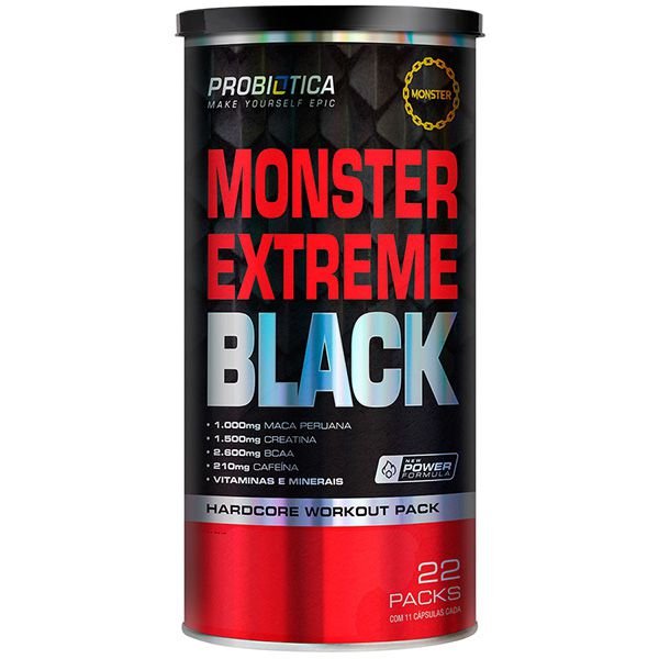 Monster Extreme Black 22 Packs - Probiótica