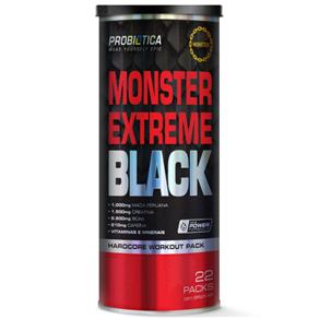 Monster Extreme Black 22 Packs - SEM SABOR - 22 PACKS
