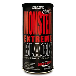 Monster Extreme Black - Probiótica - Sem Sabor - 44 Packs