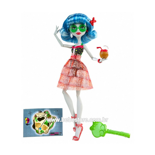 Monster High-Boneca Praia - Ghoulia Yelps