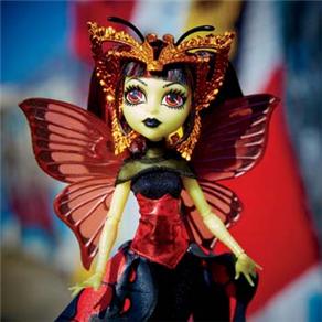 Tudo sobre 'Monster High Mattel Boo York Goth Moth CHW64/CHW62'