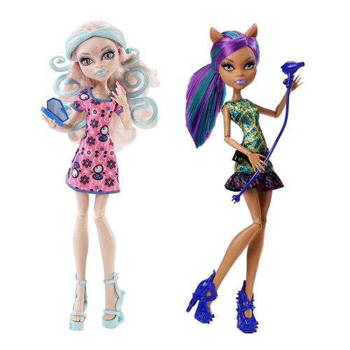 Tudo sobre 'Monster High Sustos e Maquiagem (viperine Gorgon / Clawdeen Wolf) - Mattel'