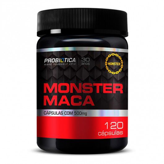 Monster Maca Peruana (120 Capsula) - Probiótica