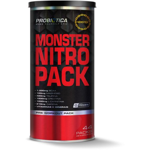 Monster Nitro Pack - Probiótica - 44 Packs