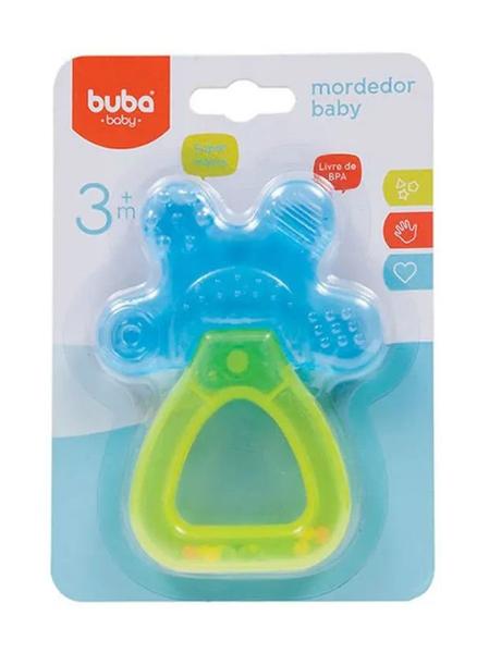 Mordedor e Chocalho Bebê Azul Buba - Buba Toys