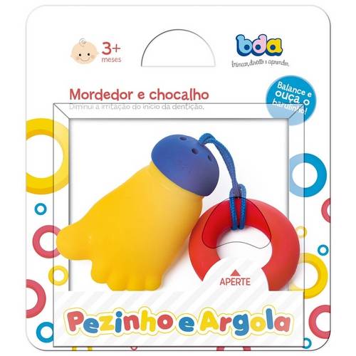 Mordedor e Chocalho Pézinho com Argola - Toyster