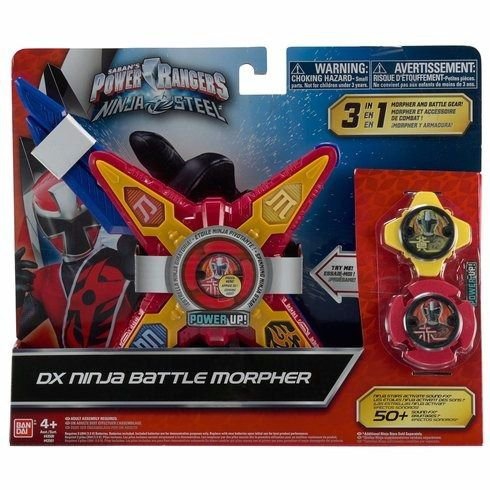 Morfador Deluxe 3em1 Power Rangers Ninja Steel Bandai - Sunny