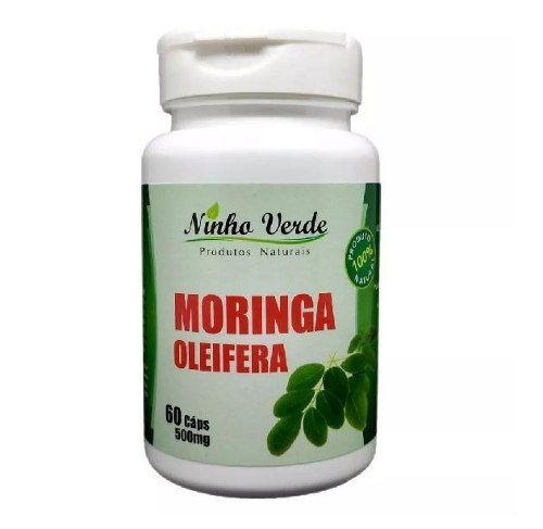 Moringa - 60 Capsulas 500 Mg - Ninho Verde