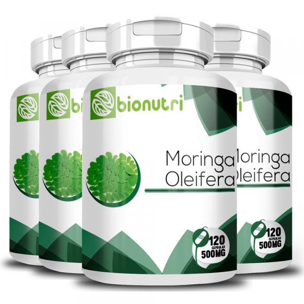 Moringa Oleifera Acácia Branca Original 4x 500mg 120 Cápsulas Bionutri