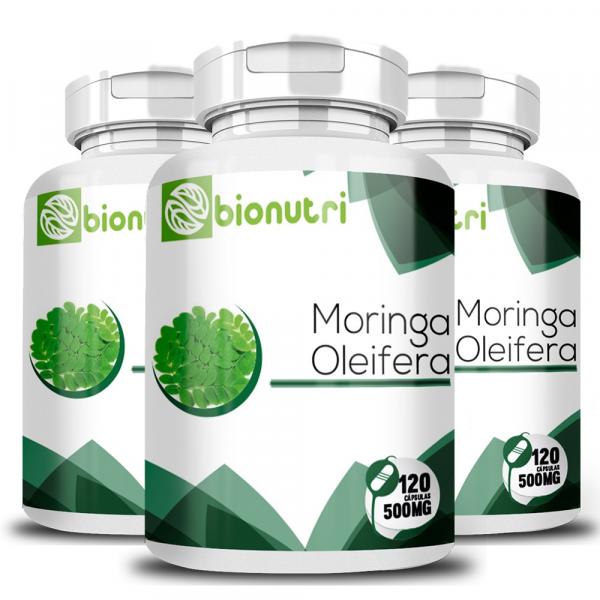 Moringa Oleifera Acácia Branca Original 3x 500mg 120 Cápsulas Bionutri