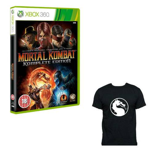 Mortal Kombat Komplete Edition + Camiseta Branca Xbox 360
