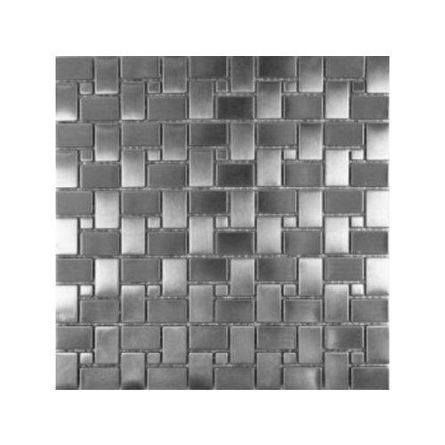 Mosaico de Aço Inox - 48x48 Mm - MM032 - Colormix