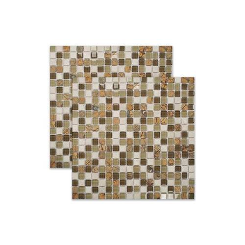 Tudo sobre 'Mosaico Pedra e Vidro 30,5x30,5cm'