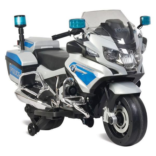 Moto BMW Policia Elétrica 12V Branca - Bandeirante